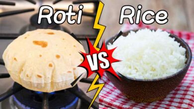 Rice vs. Roti for weight loss.